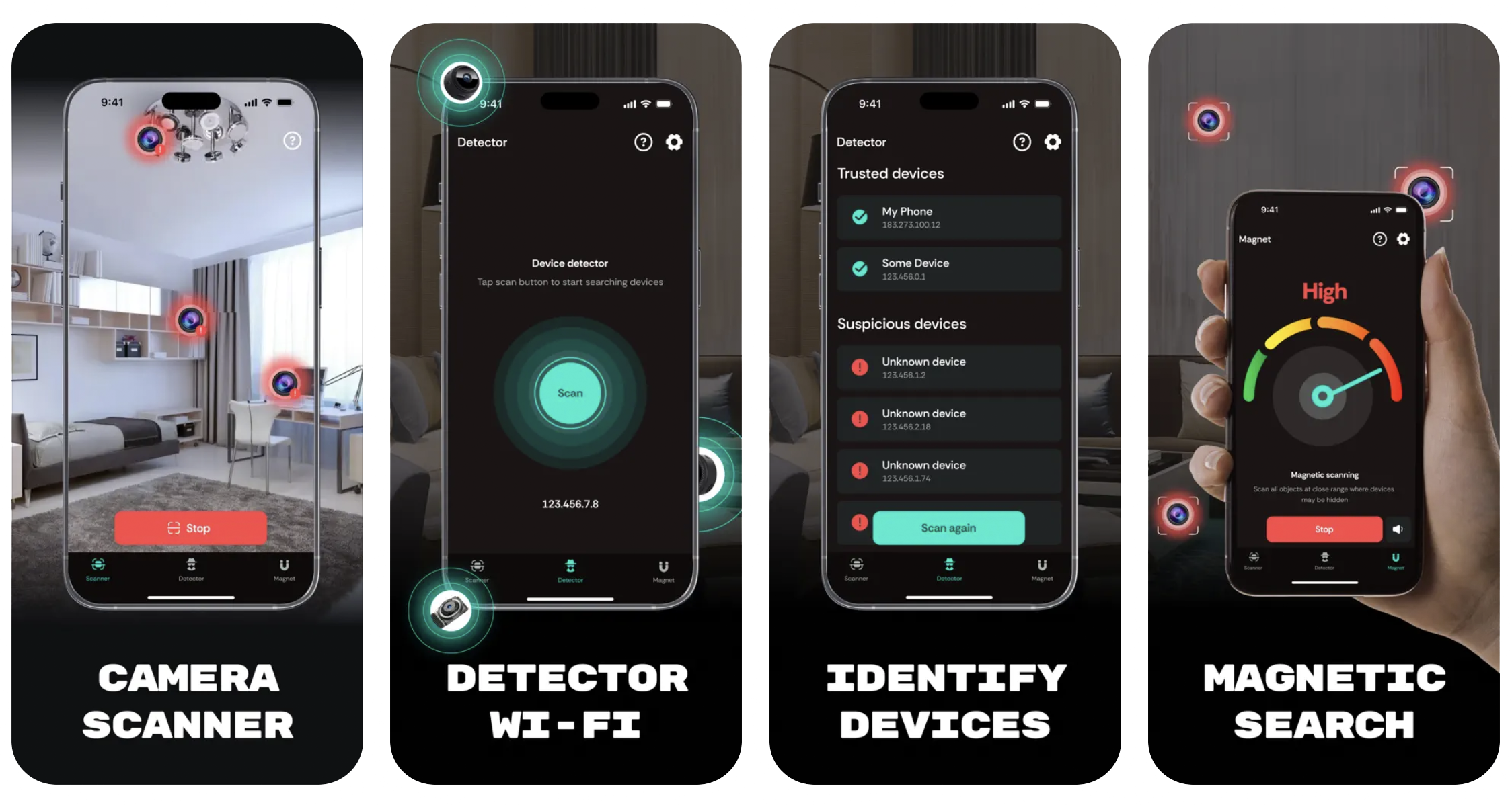 Camera Detector Device Tracker (iOS) app listing thumbnail