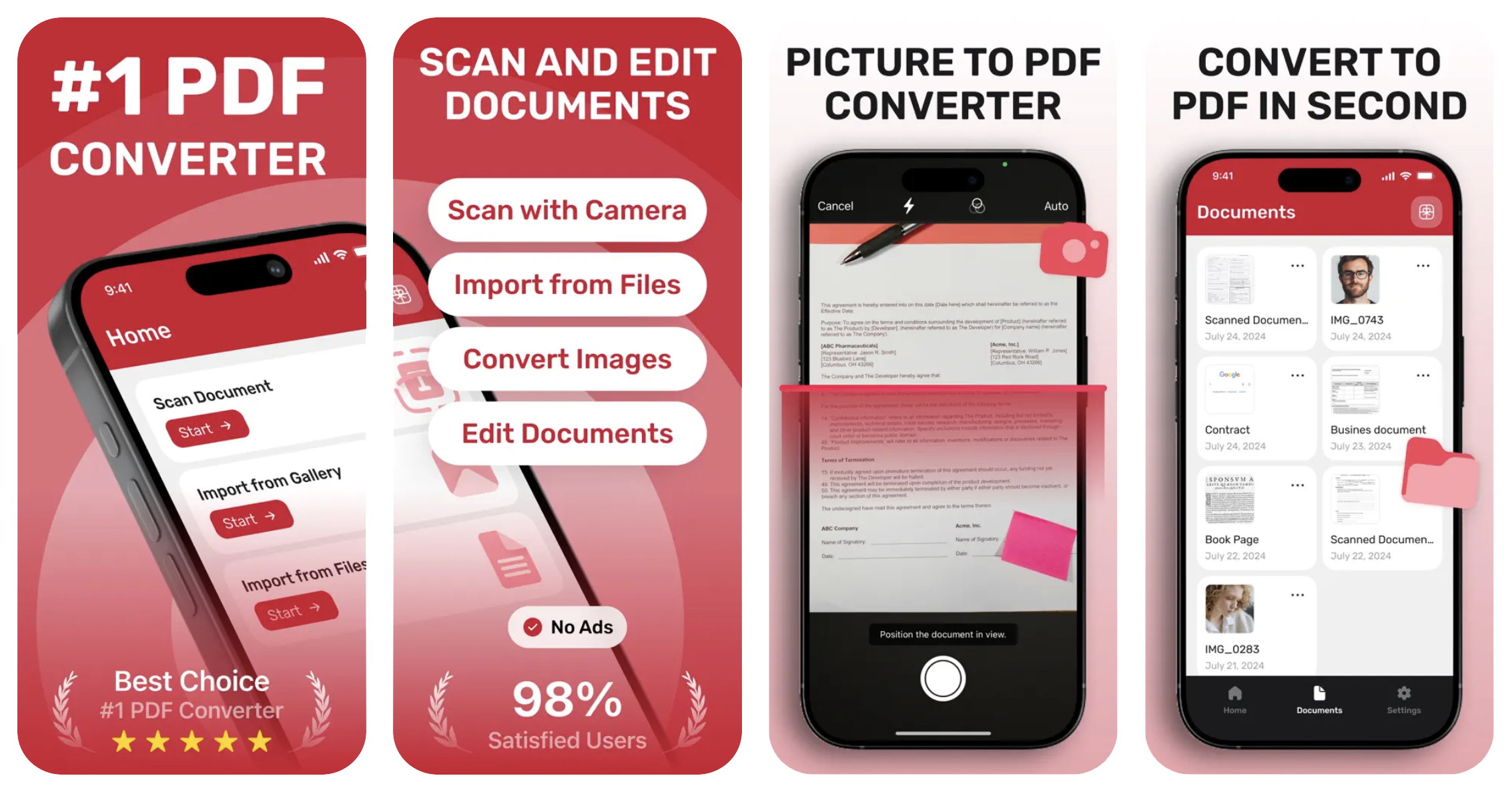 PDF Converter, Photo to PDF (iOS) app listing thumbnail