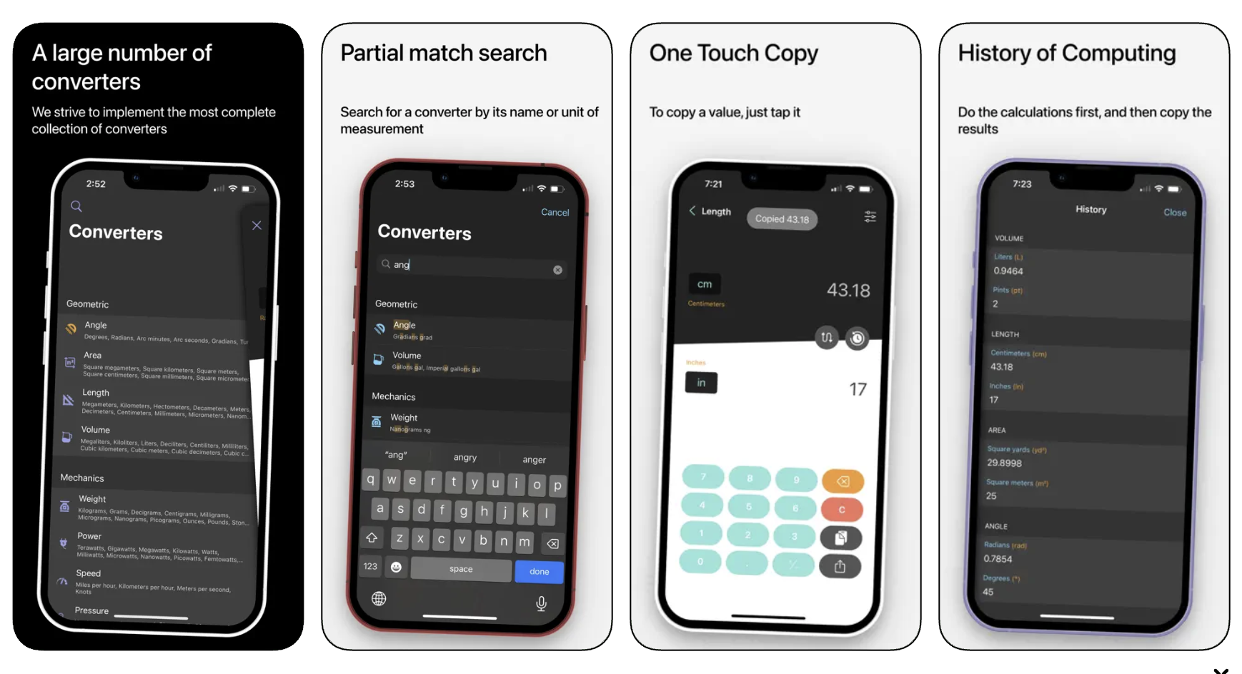Units converter professional (iOS) app listing thumbnail