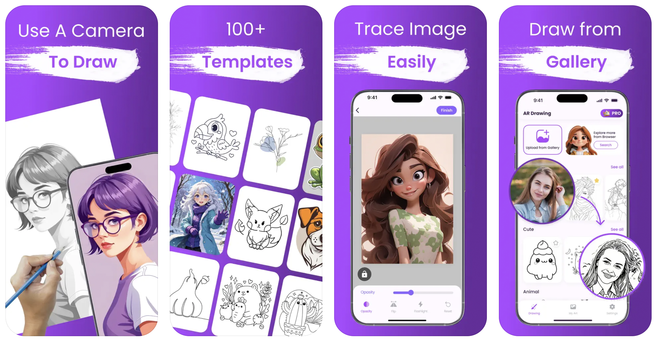 AR Drawing: Sketch Trace Paint (iOS) app listing screenshot