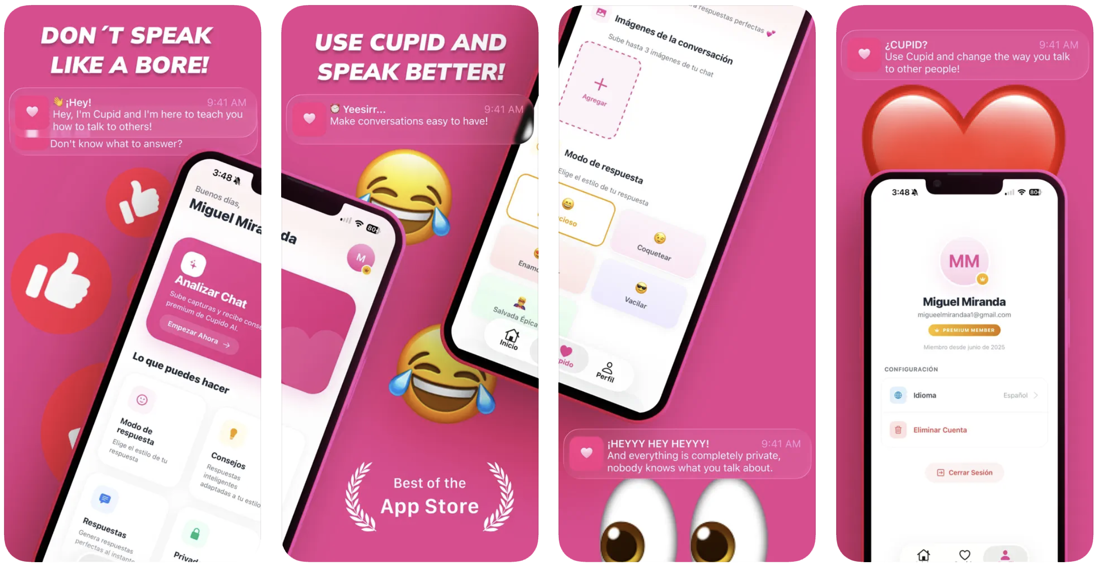 CoupleAI - Flirting Assistant (iOS, Android, Web) app listing screenshot